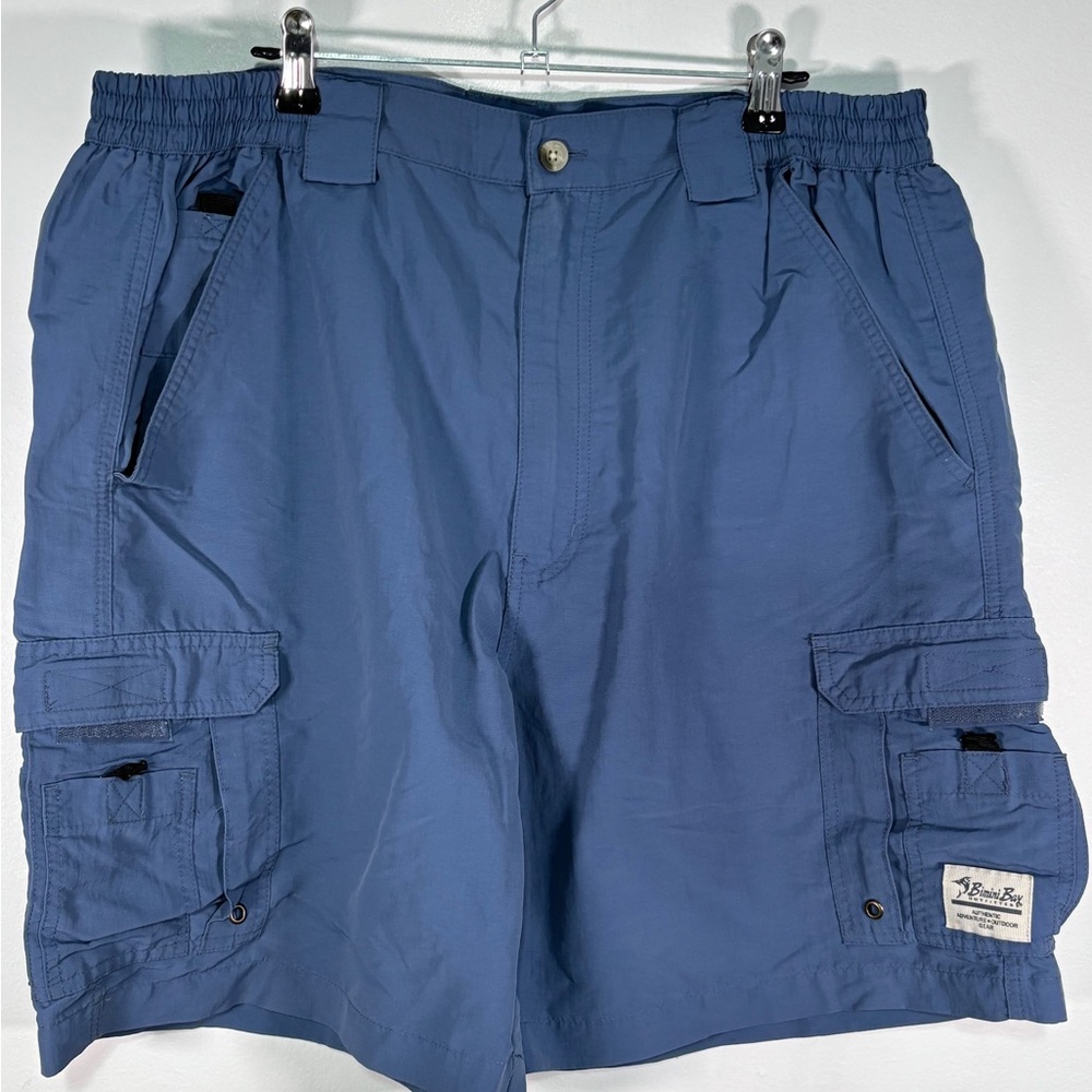 Set Of 2 Shorts For Men Color Blue And Green  Assorted Brands Size 38